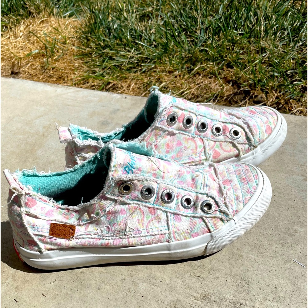 Blowfish distressed slip on shoes